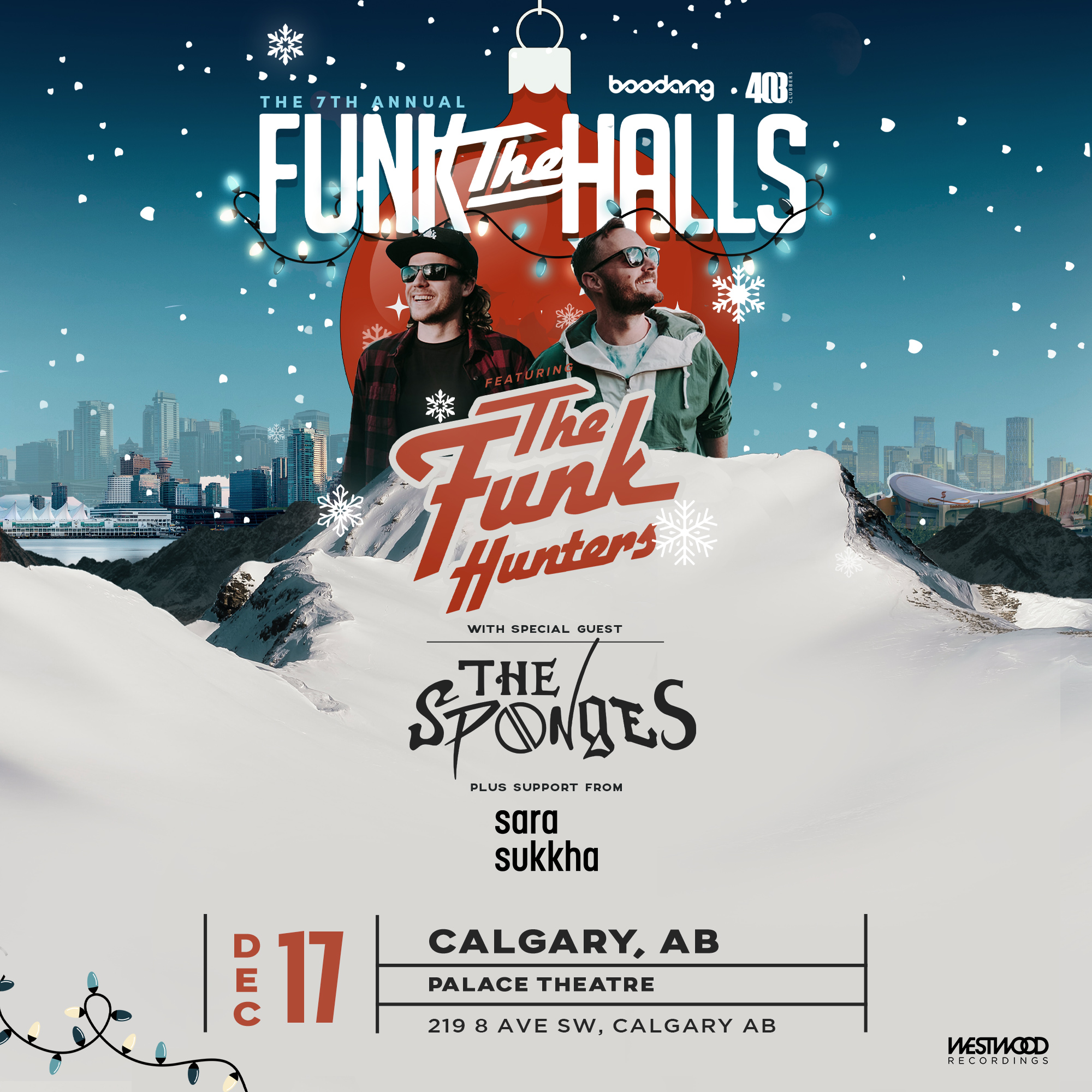 7th annual Funk The Halls- Calgary - Boodang